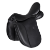 Sella da dressage Waldhausen in cuoio Comfort - Nero