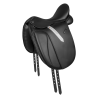 Sella da dressage Waldhausen Premium in cuoio - Nero