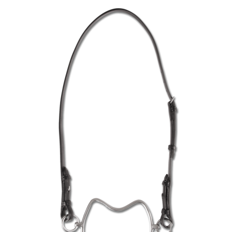 Testiera in cuoio Waldhausen per chifney