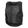 Gilet di protezione Swing P19 con cerniera per adulti - Nero / grigio