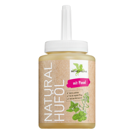 Olio naturale per zoccoli Bense & Eicke con pennello