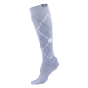 Calze da equitazione ELT Argyle - Grigio blu