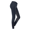 Pantaloni da equitazione termici ELT Fun Sport in silicone - Blu notte