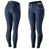 Pantaloni da equitazione Nordic Performance Horze con grip in silicone - Peacoat blu scuro