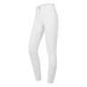 Pantaloni da equitazione ELT Essential silicone bambino - Bianco