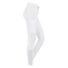 Pantaloni da equitazione ELT Micro grip ginocchia - Bianco