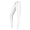Pantaloni da equitazione ELT Micro Sport silicone - Bianco