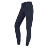 Pantaloni da equitazione ELT Micro Sport in silicone a vita alta - Blu notte