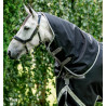 Collo copricapo Horseware 150g per coperta Amigo XL - Nero / grigio titanio / argento