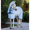 Coperta anti-dermatite Horseware Amigo Ripstop - Blu azzurro / Marino / Blu elettrico
