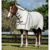 Coperta anti-mosche Horseware Rambo Optimo Supreme Summer Sheet Plus - CarreauxMarine / gris orage / argent