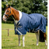 Coperta Horseware Amigo 1200D Turnout 100g - Marino / grigio titanio / argento