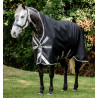 Coperta Horseware Amigo 1200D Wug Turnout 150g - Nero / grigio titanio / argento