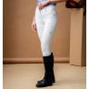 Pantaloni Horseware AA Aria a vita media full seat - Bianco