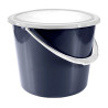 Secchio da scuderia con coperchio Horze - Blu scuro