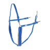 Grande bricole a Y sintetica Finn-Tack con profilo - Blu / blu / bianco