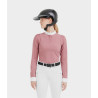 Camicia da concorso Aerolight maniche lunghe Horse Pilot donna - Rosa mesa