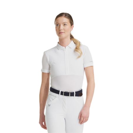 Polo Aeromesh manica corta Horse Pilot donna