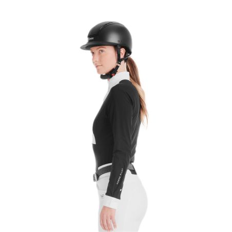 Polo da concorso Monica Horse Pilot maniche lunghe donna