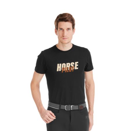 T-shirt Horse Pilot Team uomo