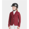 Giacca da concorso Aerotech Horse Pilot ragazza - Rosso scuro