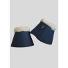 Campane Montar in pelle PU liscia - Blu colomba