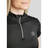 Polo da concorso Montar Everly logo con cristalli Curve donna - Nero
