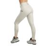 Legging ibrido pull-on Montar MoGloria fascia Caviar full grip donna - Grigio argento chiaro