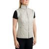 Gilet senza maniche Hybrid Montar MoMary con cristalli gun metal donna - Grigio argento chiaro