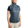 Gilet senza maniche Hybrid Montar MoMary con cristalli gun metal donna - Ardesia scura