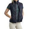 Gilet senza maniche Hybrid Montar MoMary con cristalli gun metal donna - Marina