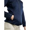 Giacca softshell full zip Montar MoBlair con cappuccio amovibile cristalli gun metal donna - Marina