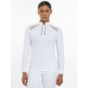 Polo da concorso LeMieux Camille a maniche lunghe - Bianco