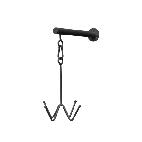 Porta-testiera Grooming Deluxe a 4 bracci con fissaggio a muro