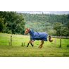 Coperta Horseware Amigo 1200D Turnout Plus 50g - Marino / grigio titanio / argento