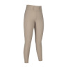 Leggings HKM Jil a vita alta con fondo intero in silicone - Beige