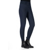 Leggings HKM Jil a vita alta con fondo intero in silicone - Blu scuro