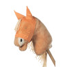 Maschera anti-mosche HKM Hobby Horsing - Arancione