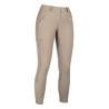 Pantaloni HKM Lia a vita alta con fondo intero in Alos - Beige