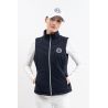 Gilet senza maniche Harcour Pola donna - Marino / bianco