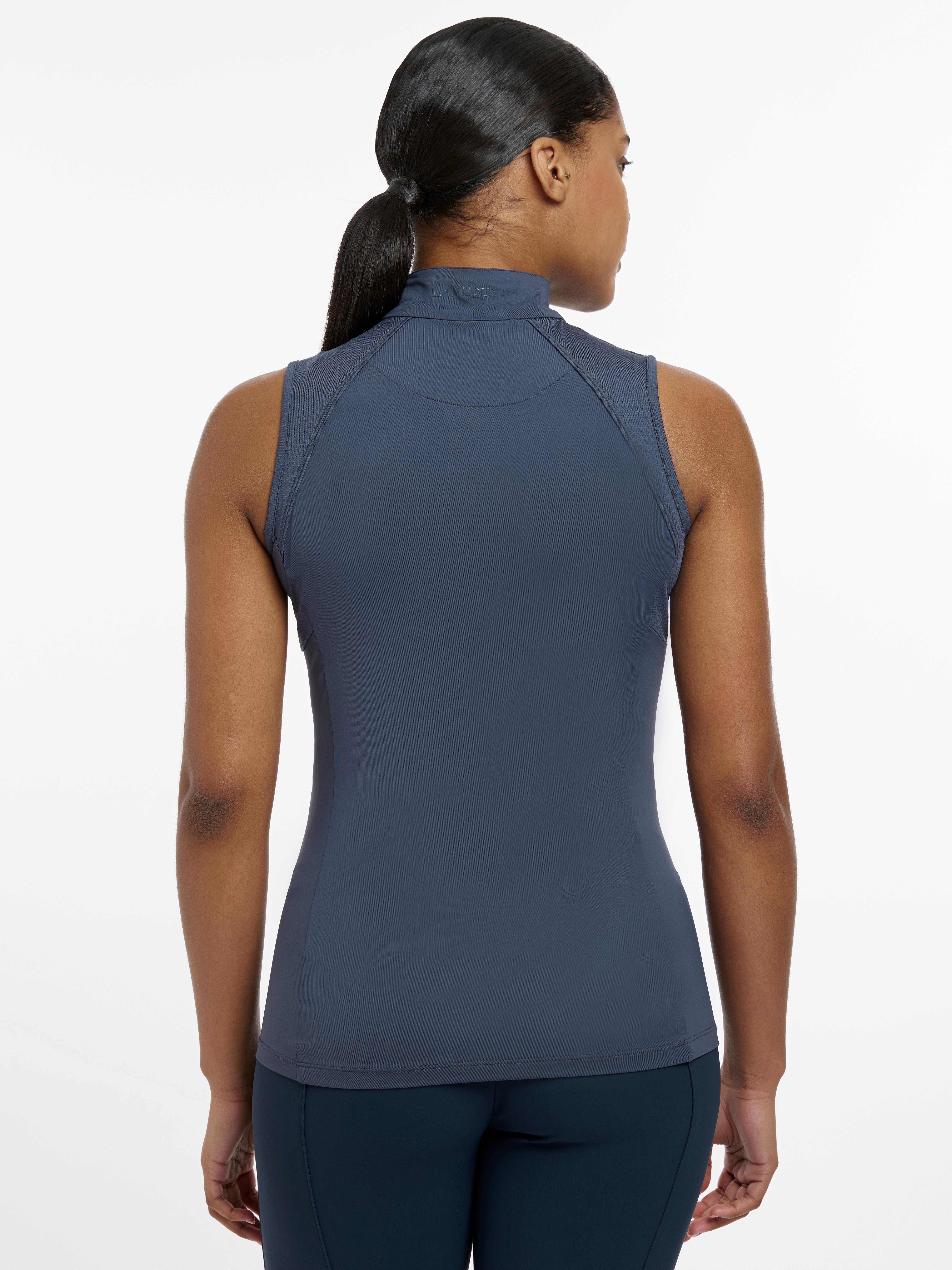 Base Layer LeMieux Maria mesh senza maniche Crepuscolo blu