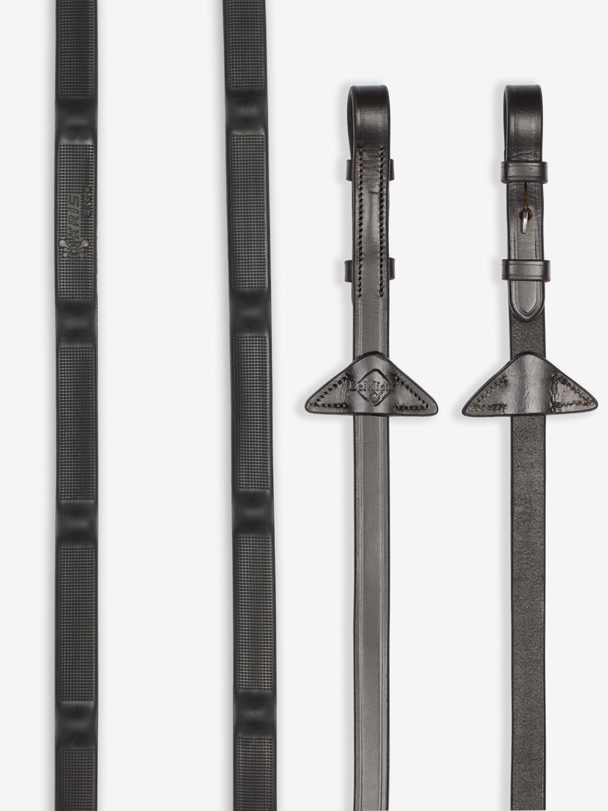 Rênes caoutchouc LeMieux Ergo Grip