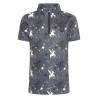 Polo a maniche corte Imperial Riding Olivia AOP bambino - Carbone di legna