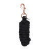 Lunga per cavallo Imperial Riding Classic con moschettone semplice - Nero / oro rosa