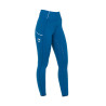 Leggings aderenti da donna con grip completo Classic Equestro - Blu corallo