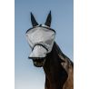 Maschera anti-mosche anti-UV Equithème Protec - Argentato
