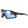 Occhiali Casco SX-34 Carbonic - Nero / blu specchiato