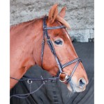 Briglia Kessel T de T capezzina tripla con museruola combinata