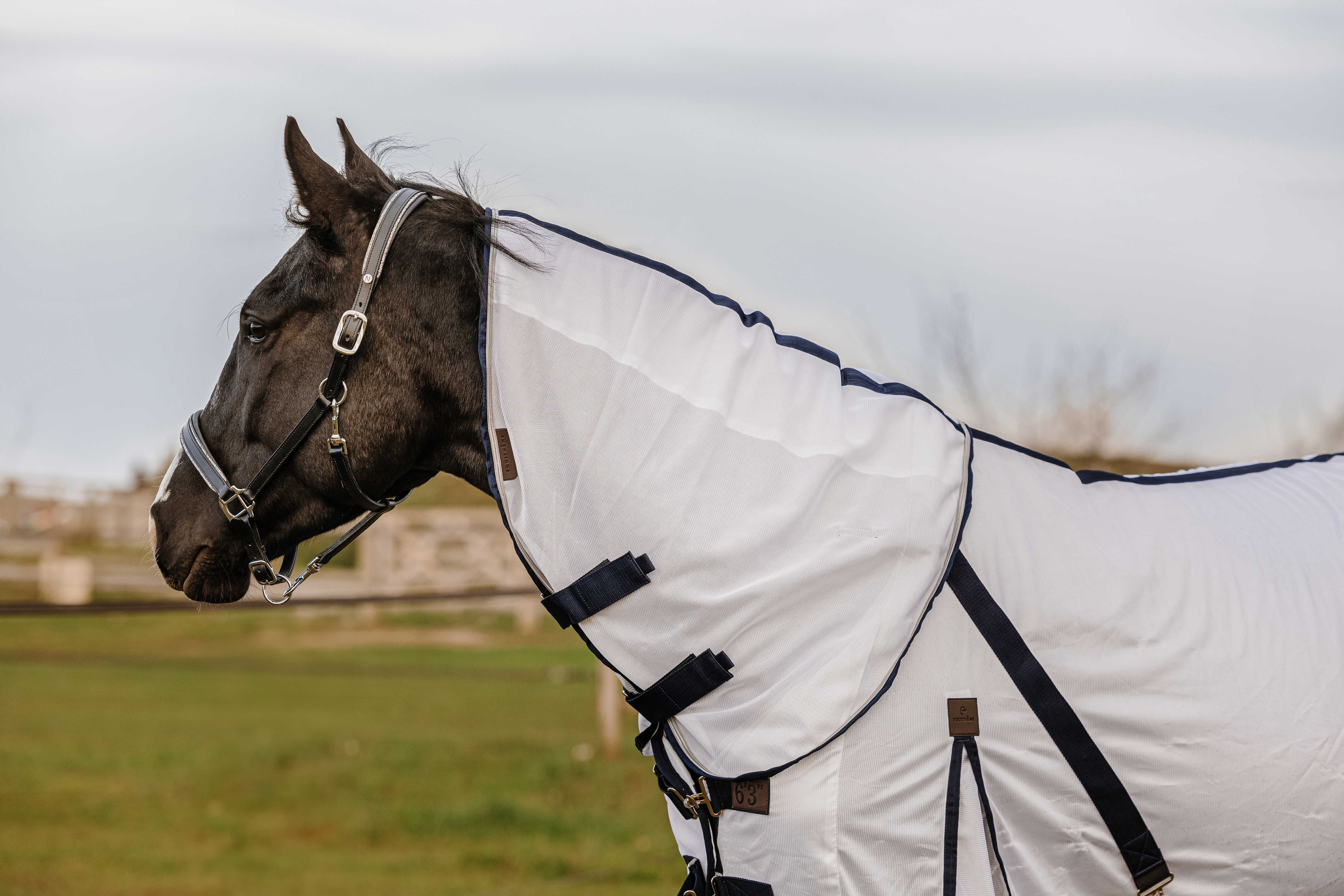 Copricollo Equithème Mesh Bianco Copricollo Equithème Mesh Bianco