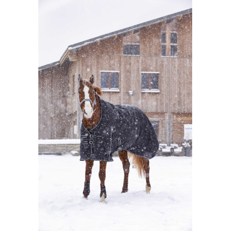 Coperta Riding World Oxford impermeabile foderata in pile